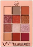 Палетка теней для век J.Cat Beauty X-Treme Access Pocket Shadow компактная, на двенадцать оттенков, 10 г, оттенок 102 - Walk Of Stardom — фото 1