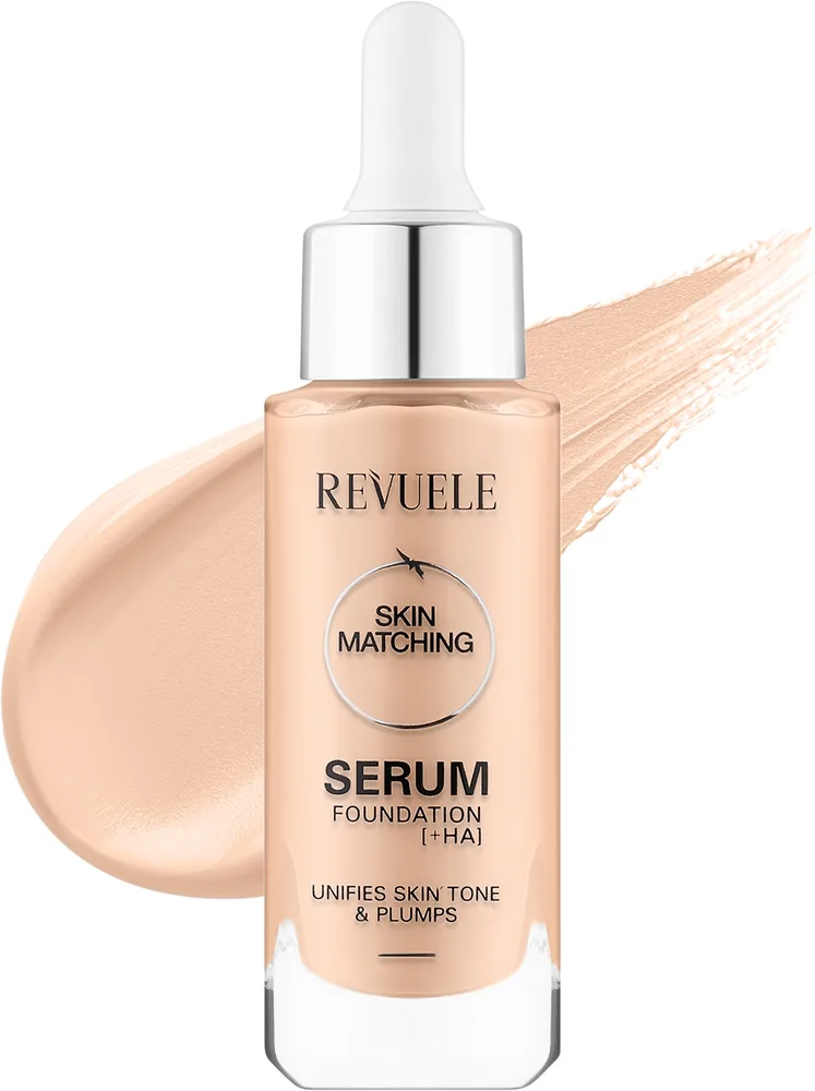 Тональная основа-сыворотка Revuele Serum Foundation + HA увлажняющая, 30 мл, оттенок Light Medium