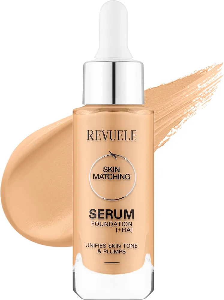 Тональная основа-сыворотка Revuele Serum Foundation + HA увлажняющая, 30 мл, оттенок Medium Tan