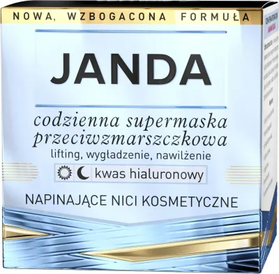 Ежедневная маска против морщин Janda Face Care с гиалуроновой кислотой, маслом бурити и витамином С, 50 мл
