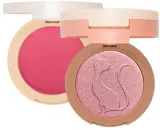 Румяна и хайлайтер для лица J.Cat Beauty 2In1 Piece Of Cake 2 в 1, в одном компакте, 12,1 г, оттенок 104 - Having Fairy Good Day — фото 1