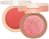 Румяна и хайлайтер для лица J.Cat Beauty 2In1 Piece Of Cake 2 в 1, в одном компакте, 12,1 г, оттенок 105 - One In A Melon! — фото 1