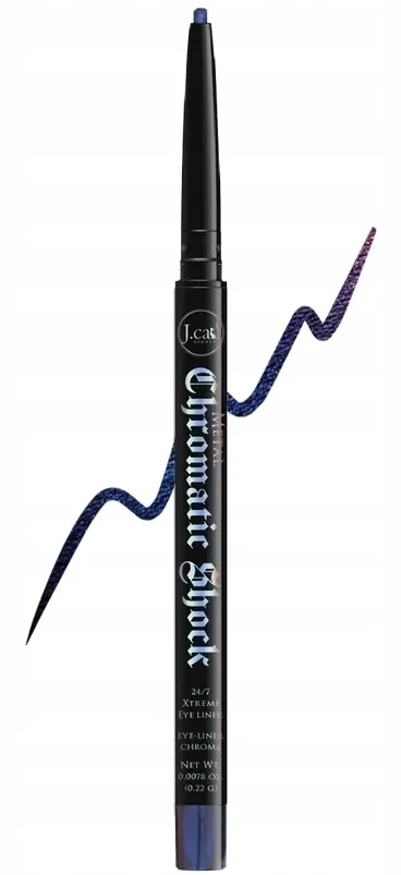 Карандаш для глаз J.Cat Beauty Chromatic Shock 24/7 Xtreme автоматический, с металлическими пигментами, 0,22 г, оттенок 104 - Sapphire Wisdom