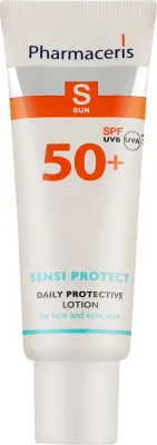 Солнцезащитная эмульсия для лица и век Pharmaceris S Sensi Protect SPF 50+ для чувствительной кожи 50 мл