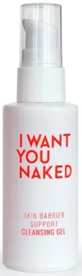 Гель для умывания I Want You Naked Skin Barrier Support Cleansing Gel мягкий, для всех типов кожи, 50 мл