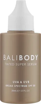 Тонирующая сыворотка Bali Body Tinted Super Serum натуральная SPF 30, 30 мл