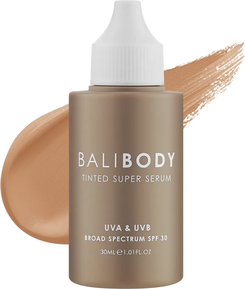 Тонирующая сыворотка Bali Body Tinted Super Serum натуральная SPF 30, 30 мл, оттенок Natural