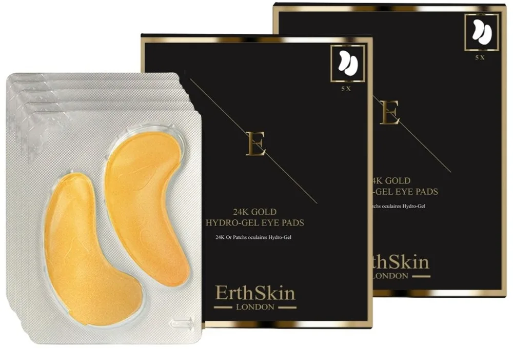 Набор гидрогелевых патчей для области вокруг глаз ErthSkin London 24k Gold 10 пар