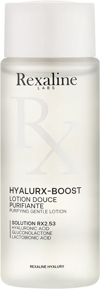 Лосьон для лица Rexaline Hyalurx-Boost очищающий деликатный тревел-формат 50 мл