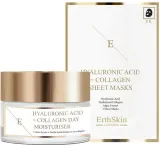 Набор ErthSkin London Hyaluronic Acid & Collagen дневной крем для лица 50 мл и тканевые маски 3 шт — фото 1