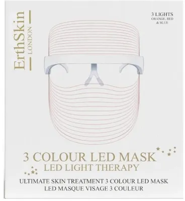 Маска для лица с трёхцветной светодиодной LED-терапией ErthSkin London 3 Colour LED Mask LED Light Therapy