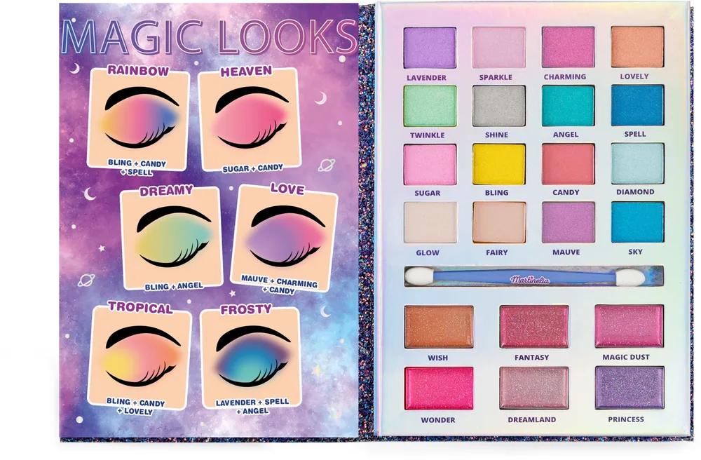 Палетка-набор для макияжа глаз и губ Martinelia Galaxy Dreams My Secret Diary Makeup