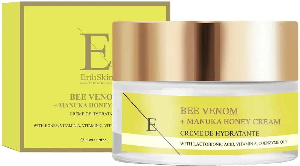 Крем для лица ErthSkin London с пчелиным ядом и мёдом манука 50 мл