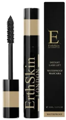 Тушь для ресниц ErthSkin London Instant Lash Lift Waterproof Mascara водостойкая, с эффектом подкручивания, 12 мл