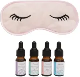 Набор Technic Cosmetics Vintage эфирные масла лаванда мята эвкалипт и жасмин 4 шт по 8 мл и маска для сна — фото 2