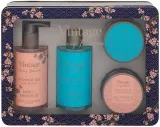 Набор Technic Cosmetics Vintage Cherry Blossom гель для душа 250 мл жидкость для ванны 250 мл скраб для тела 150 мл и жестяная коробка — фото 1