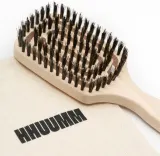 Щётка для волос Hhuumm с щетиной кабана, средней жёсткости, квадратная, 1 шт — фото 2