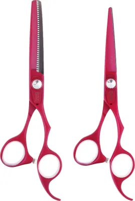 Набор парикмахерских ножниц Olivia Garden SilkCut 5.75 и 6.35 дюйма 2 шт в чехле