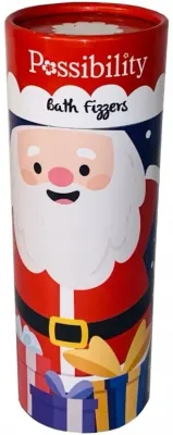 Набор бомбочек для ванны Possibility Santa Bath Fizzers 3 шт по 160 г