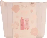 Набор для тела Grace Cole Luxury Bathing гель для душа крем мочалка и косметичка с ароматом крем-брюле и ванили 250+150 мл — фото 1