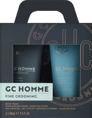 Мужской набор Grace Cole GC Homme гель для душа шампунь для волос и бороды с кокосовым маслом Набор из 3 предметов