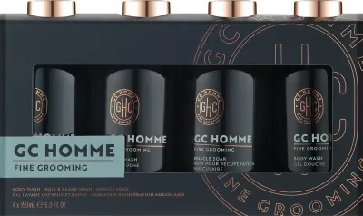 Мужской набор Grace Cole GC Homme гель для душа шампунь для волос и бороды с кокосовым маслом Набор из 4 предметов