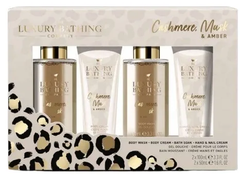Набор Grace Cole Top to Toe Essentials крем для рук 50 мл крем для тела 50 мл гель для душа 100 мл и соль для ванны 100 мл