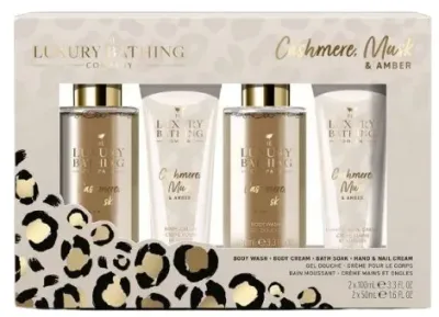 Набор Grace Cole Top to Toe Essentials крем для рук 50 мл крем для тела 50 мл гель для душа 100 мл и соль для ванны 100 мл
