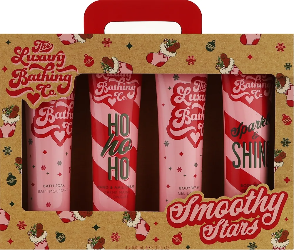 Набор для тела Grace Cole Luxury Bathing Smoothy Stars гель кремы и средства с ароматом сладких нот Набор из 4 предметов