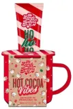 Набор Grace Cole The Luxury Bathing Hot Cocoa Vibes крем для рук и ногтей 100 мл и металлическая кружка с рисунком — фото 1