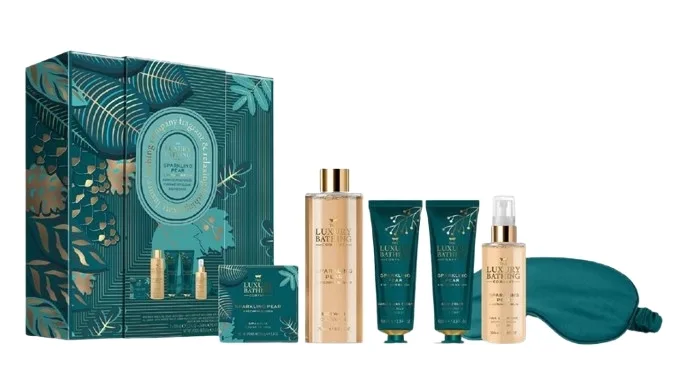 Набор Grace Cole Sparkling Pear & Nectarine Blossom гель для душа 250 мл крем для рук 100 мл крем для тела 100 мл спрей для волос и тела 100 мл и икра для ванны