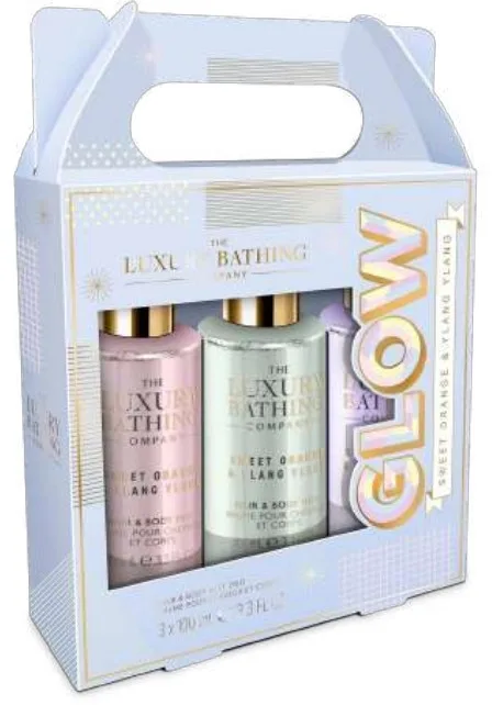 Набор спреев для волос и тела Grace Cole Sweet Orange & Ylang Ylang 3 шт по 100 мл