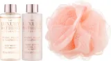 Набор для тела Grace Cole The Luxury Bathing Glamorous Glow: гель для душа 100 мл, лосьон для тела 100 мл и аксессуар Body Polisher — фото 2
