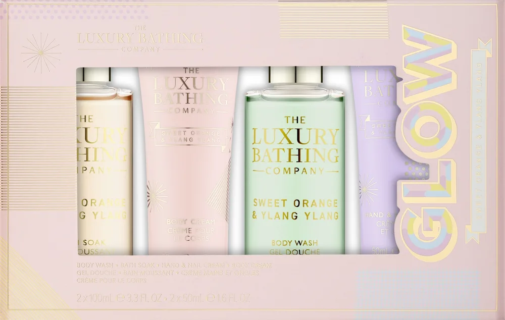 Набор для тела Grace Cole Luxury Bathing Sweet Orange & Ylang Ylang Top To Toe гель кремы и средства с ароматом апельсина и иланг-иланга Набор из 4 предметов