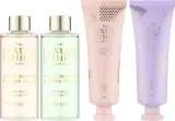 Набор для тела Grace Cole Luxury Bathing Sweet Orange & Ylang Ylang Top To Toe гель кремы и средства с ароматом апельсина и иланг-иланга Набор из 4 предметов — фото 2