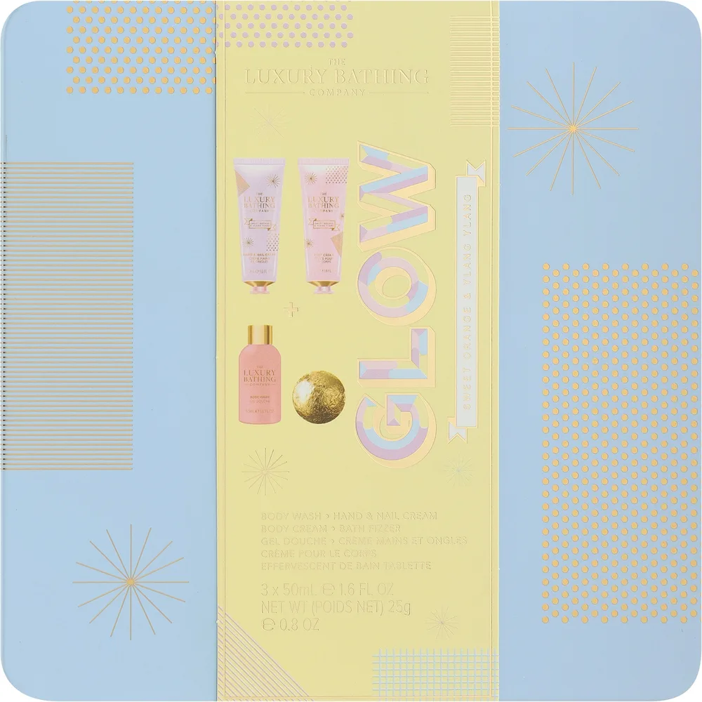 Набор для тела Grace Cole Luxury Bathing Sweet Orange & Ylang Ylang Relax & Unwind гель кремы и средства с ароматом апельсина и иланг-иланга Набор из 4 предметов