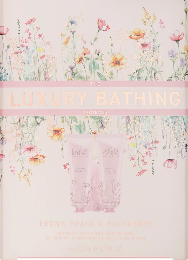 Набор для ванны и тела Grace Cole The Luxury Bathing Perfect Night In: гель для душа 100 мл, лосьон для тела 100 мл и аксессуар