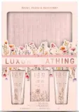 Набор Grace Cole The Luxury Bathing Calm & Comfort крем для тела 50 мл крем для рук 50 мл икра для ванны 80 г и косметичка — фото 1
