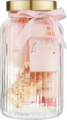 Набор для тела Grace Cole Luxury Bathing Pure Indulgence с ароматом пиона персика и малины Набор из нескольких предметов