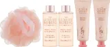 Набор для тела Grace Cole Luxury Bathing Pure Indulgence с ароматом пиона персика и малины Набор из нескольких предметов — фото 2