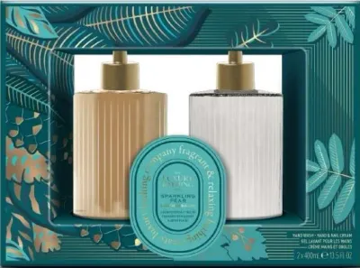 Набор Grace Cole The Luxury Bathing Heavenly Hands жидкое мыло для рук 400 мл и крем для рук и ногтей 400 мл