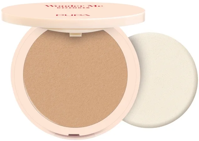 Компактная пудра Pupa Wonder Me Powder SPF 50 матирующая, 7,5 г, оттенок 05