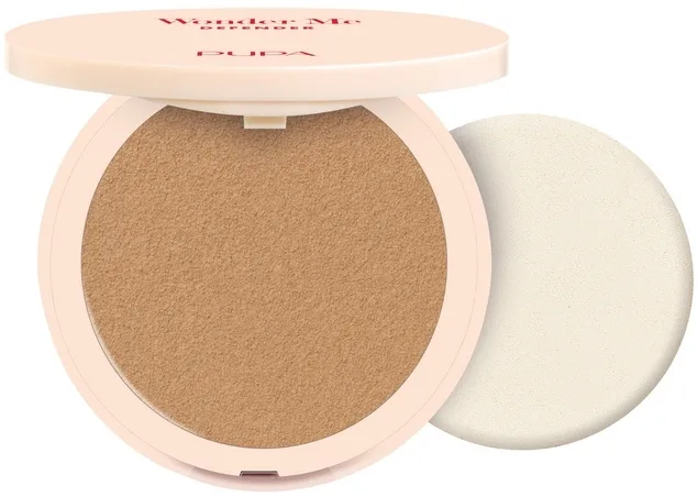 Компактная пудра Pupa Wonder Me Powder SPF 50 матирующая, 7,5 г, оттенок 06