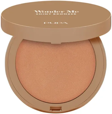 Бронзер для лица Pupa Wonder Me Shiny Bronzer с эффектом загара, устойчивый к влаге, 7,5 г