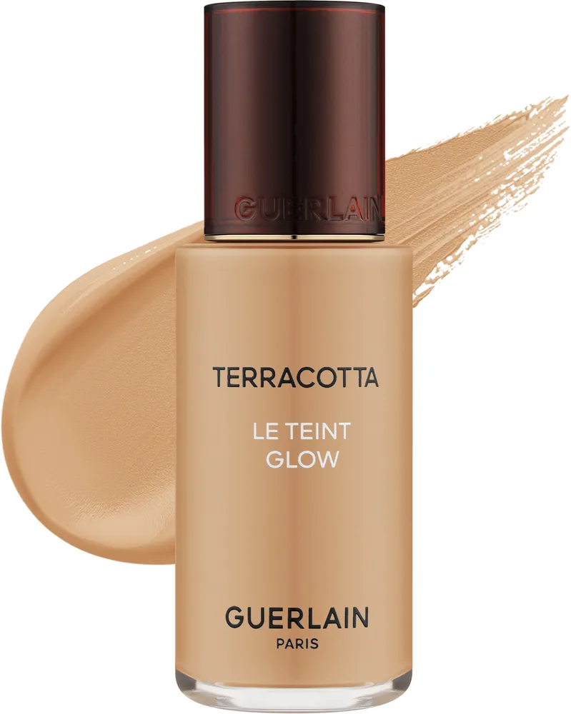 Тональный флюид Guerlain Terracotta Le Teint Glow Fluid Foundation сияющий, 35 мл, оттенок 1W - Warm