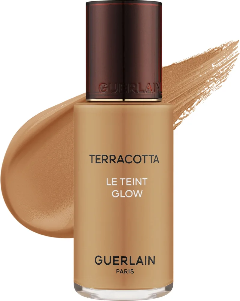 Тональный флюид Guerlain Terracotta Le Teint Glow Fluid Foundation сияющий, 35 мл, оттенок 3.5W - Warm