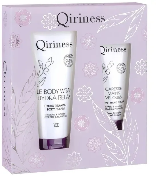 Набор Qiriness Coffret Duo увлажняющий крем для тела 200 мл и крем для рук и ногтей 75 мл