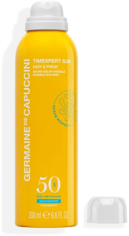 Спрей для тела Germaine de Capuccini Timexpert Sun Easy & Fresh SPF50 солнцезащитный невидимый 200 мл