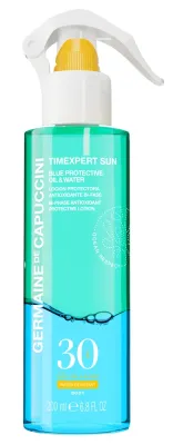 Двухфазный солнцезащитный спрей-лосьон для тела Germaine de Capuccini Timexpert Sun Blue SPF 30, 200 мл
