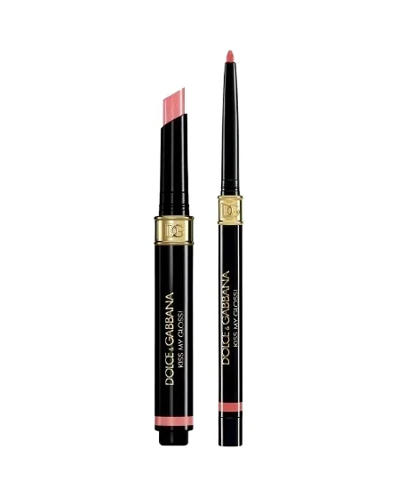Набор Dolce & Gabbana Kiss My Gloss 4D блеск-стик для губ и карандаш для губ 1.1 г, оттенок 06